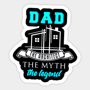 Architect Dad Sticker